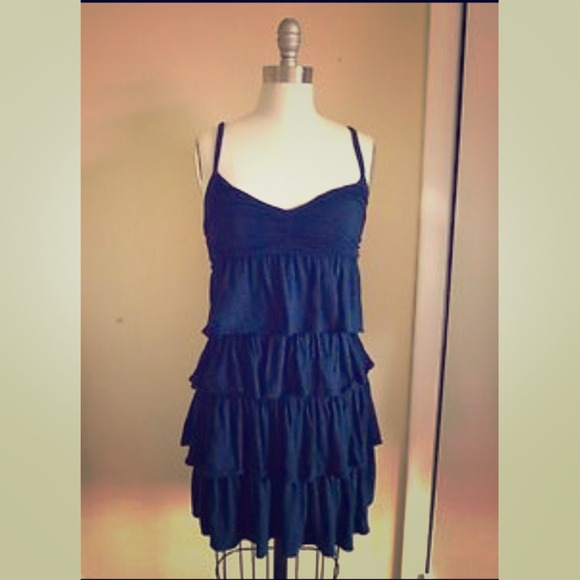 *Sold* J Crew ruffle tier dress