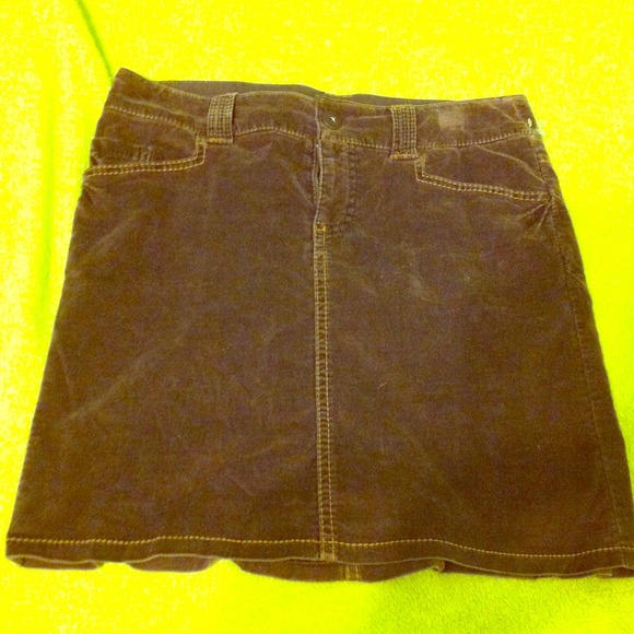American eagle suede skirt