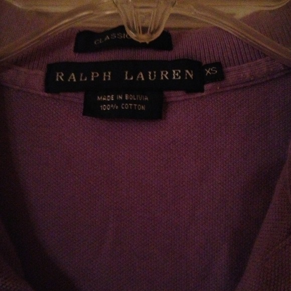 Purple polo xsmall fits like a size small though - Picture 3 of 3