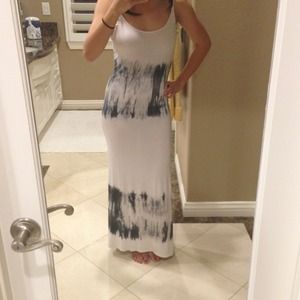 Topshop studded maxi dress