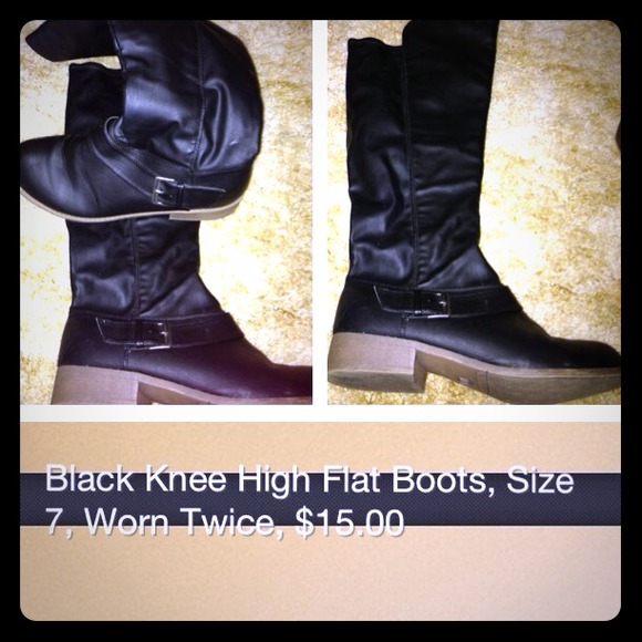 Black Knee High Riders