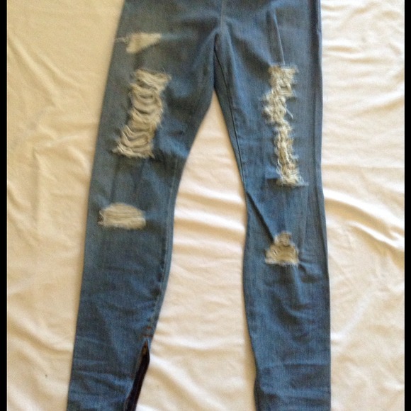 Ripped Joe's Jeans jeggings - Picture 3 of 4