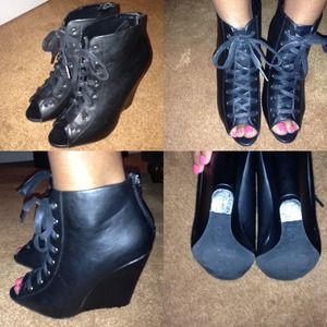 Wedge Booties