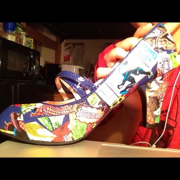 Handmade One-of-a-Kind Spider-Man heels!