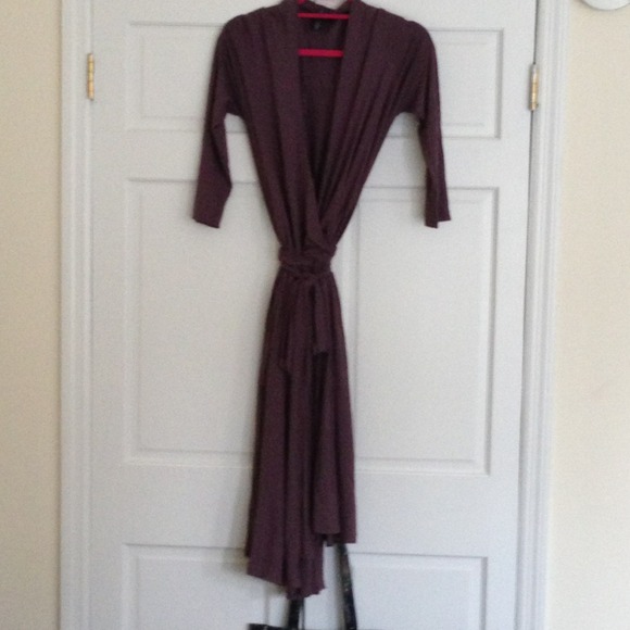 SOLD Kenneth Cole Purple Jersey Wrap Dress - Picture 4 of 4