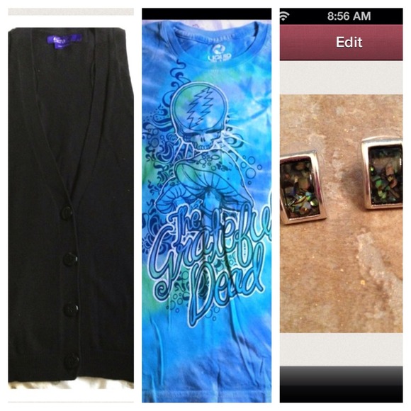 Vest, Tshirt and earrings!