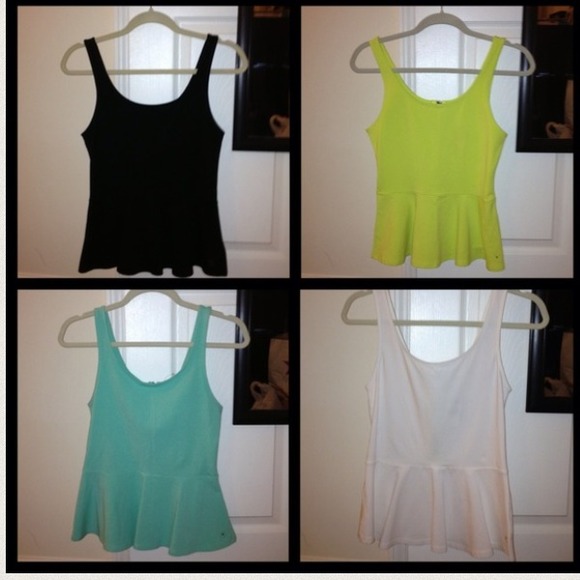 6 NWT Express Peplum Tops - Picture 2 of 3