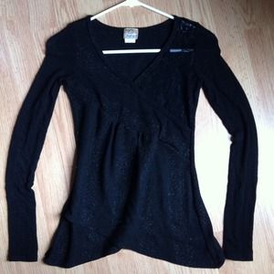 Daytrip long sleeve black top