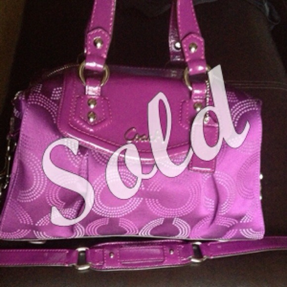 Coach Purse-Purple