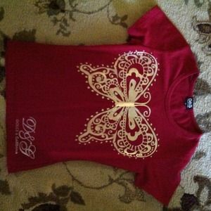 Dolce&Gabbana red butterfly tshirt