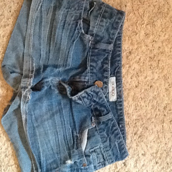Denim shorts