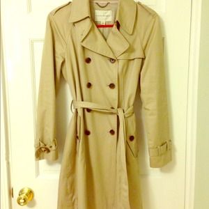 Classic Belted Banana Republic Trench Coat