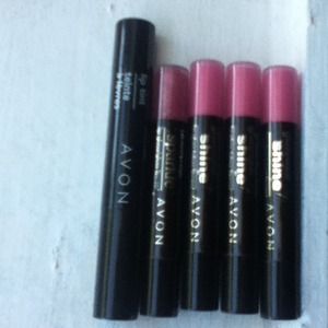 Lip tint and four pink lipgloss