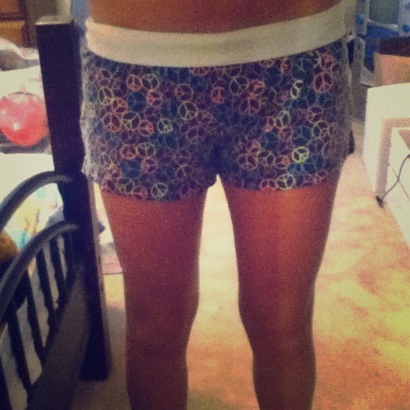 Peace sign  shorts