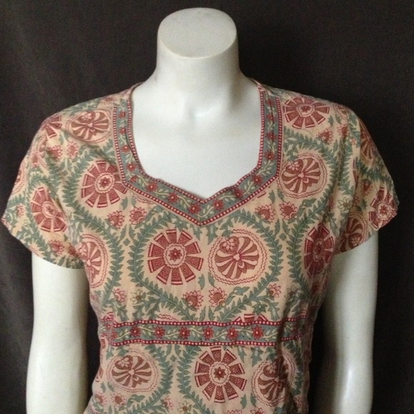 🐱SOLD🐱 Vintage handmade island girl dress - Picture 2 of 3