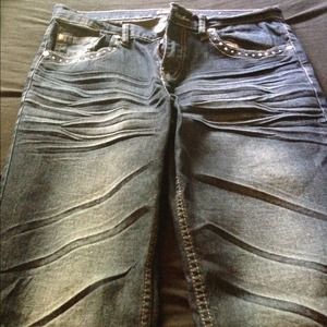 One pair of size 9 Old School dark Skinny Jeans