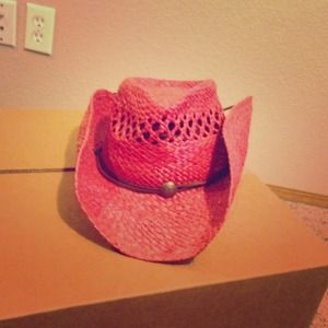 Pink cowgirl hat