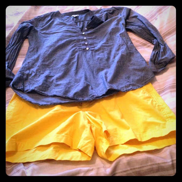 Yellow shorts