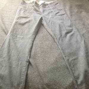 Grey denim trousers