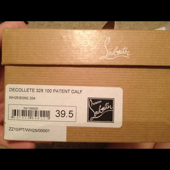💯 Authentic Christian Louboutin Decolette 100 - Picture 2 of 4