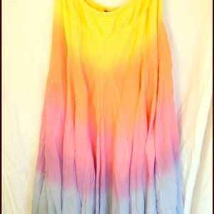 Blue Sky Rainbow skirt