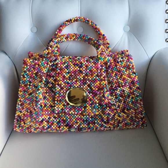 ⛔️SOLD ⛔️Handmade Beaded Bag