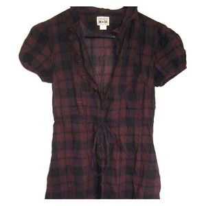 Maroon and Black Tunic or Dress