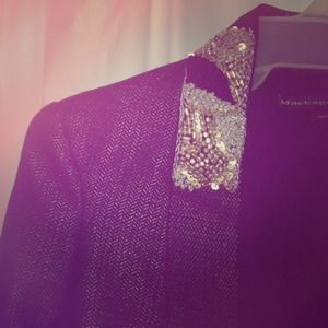 Designer beaded suit jacket!