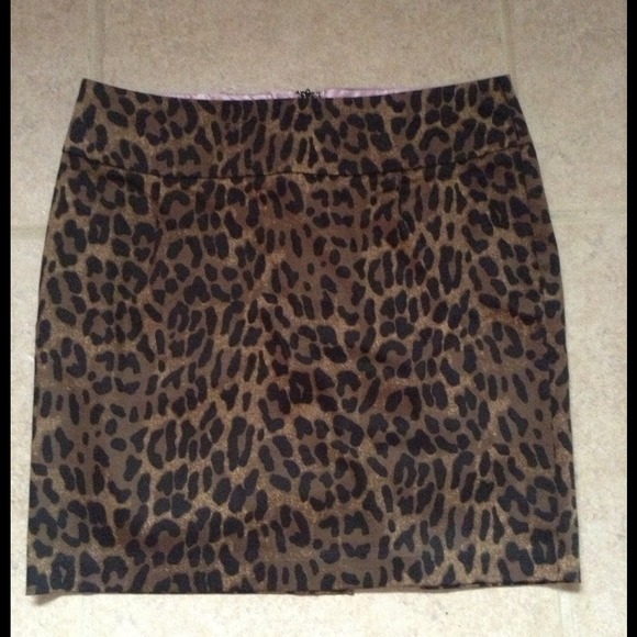 Sexy leopard mini skirt