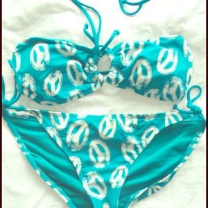 Peace sign bikini