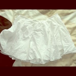 White skirt