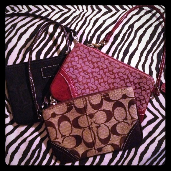 Authentic Coach Wristlets!!!