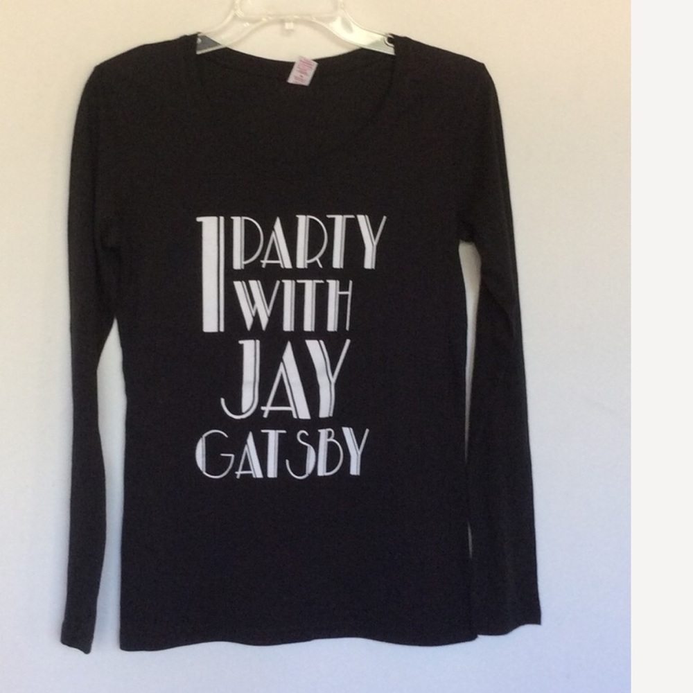 I party with jay Gatsby long sleeve t shirt