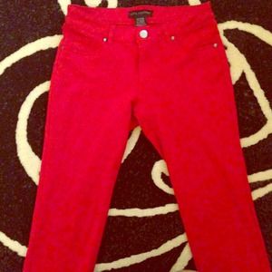 Hot red jeggings😍