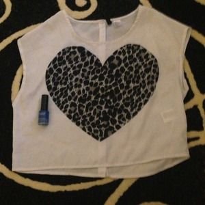 White Chiffon top❤