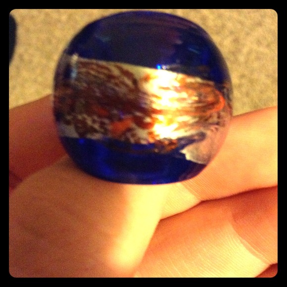 Handmade glass ring - Picture 1 of 1