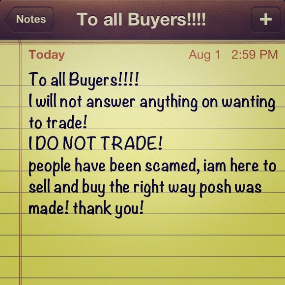 I DO NOT TRADE