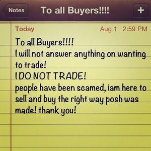 I DO NOT TRADE