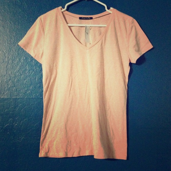 Pink Foreign Exchange V-Neck