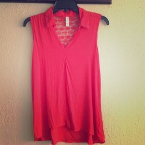 Red Xhilaration top