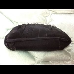 Black clutch bag
