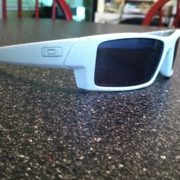 SOLD! Oakley white sunglasses!!