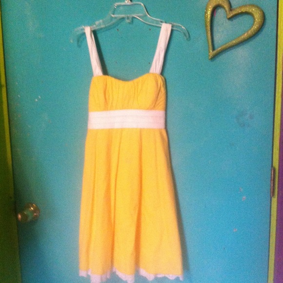 Yellow summer dress