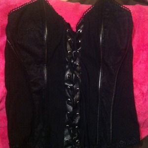 Black Strap Corset