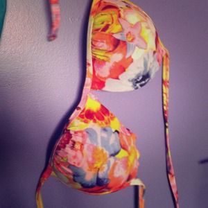 Floral Padded Bikini Top