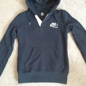 Nike button hoodie sweatshirt