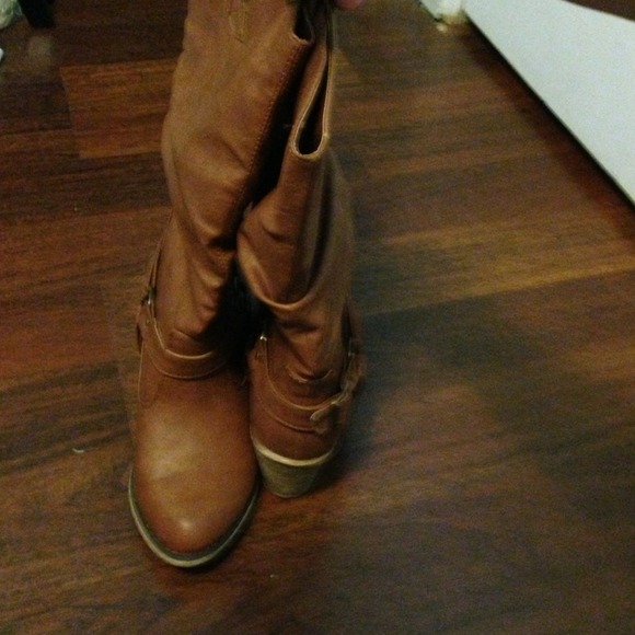 Tall Slouchy Cowboy Boots