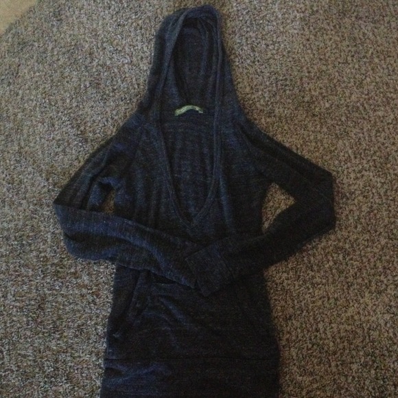 Grey "alternative earth" lightweight hoodie