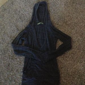 Grey "alternative earth" lightweight hoodie