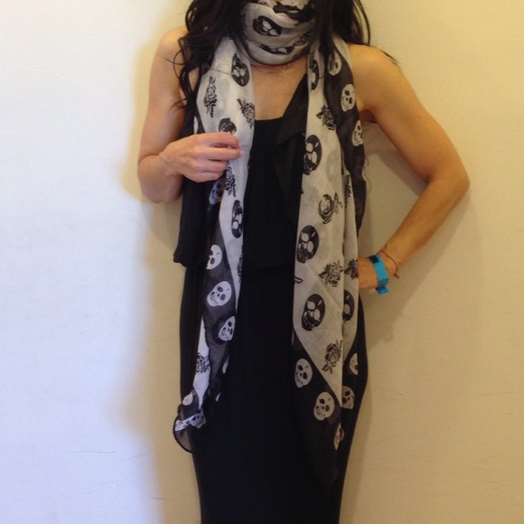 Hot selling skull scarf shawl - Picture 2 of 4